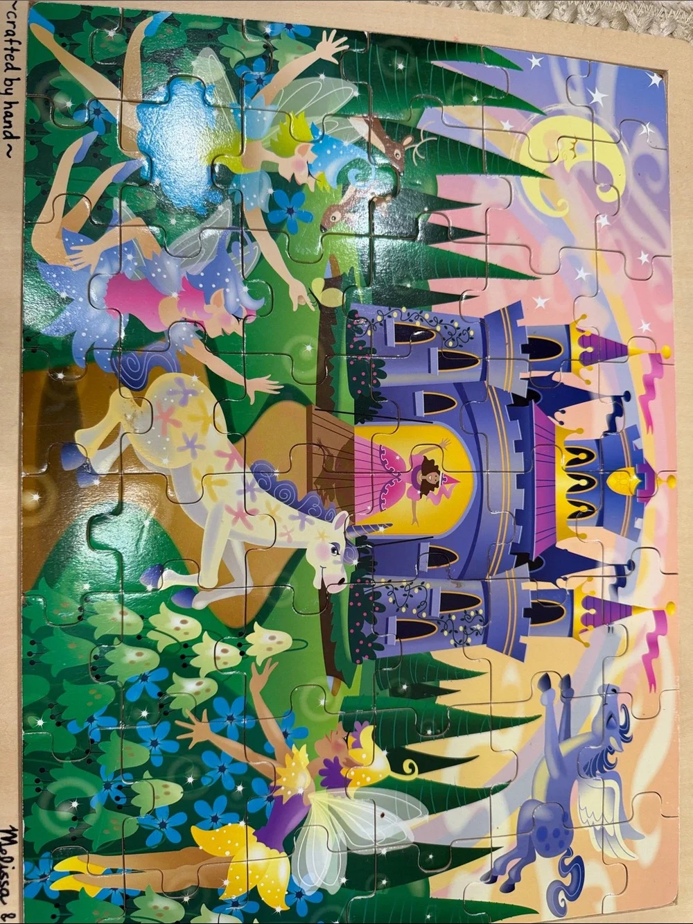 Melissa & Doug Kids Puzzle Duo – Colorful Castle & Safari Scenes